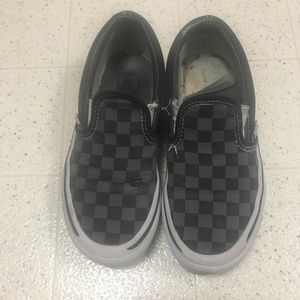 Little boys slip on Vans size 13.5
